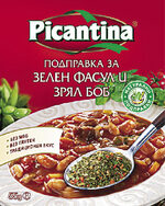 Picantina зелен фасул и зрял боб, Picantina за риба