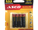 Батерия ASED, LR03/AAA, алкални, 1.5V, 4 броя, блистер