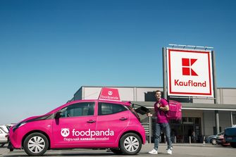 Kaufland вече предлага и онлайн доставки в партньорство с foodpanda