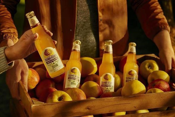 Somersby е основател на категорията "сайдер" в България и е най-продаваният сайдер в страната по данни на AC Nielsen за 2015 г., съобщават от компанията.
