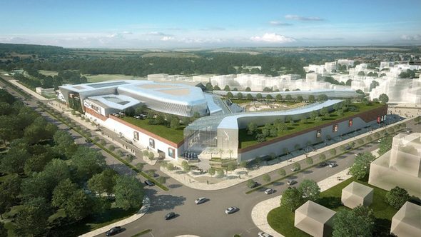 Започва строителството на най-големия (засега) мол в страната Paradise Center в една от най-лъскавите зони на София - над квартал "Лозенец".