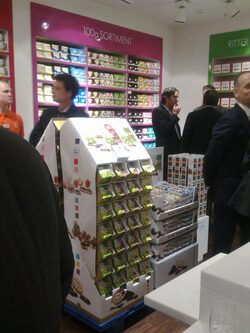 Юбилеят беше официално отбелязан в магазина на Ритер Спорт Shocoworld в центъра на Берлин.