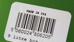 Първият сканиран продукт е опаковка плодови дъвки Wrigley, чието място в историята се пази в Националния музей на американската история във Вашингтон.