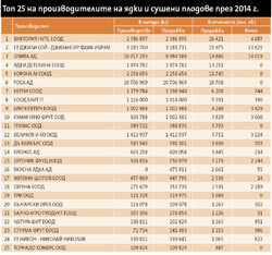 Шест са по-големите компании с оборот от по над 10 млн. лева всяка