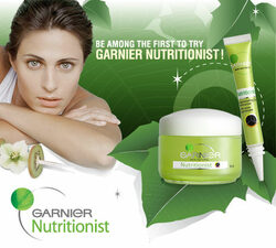 Френската козметична компания Garnier представи най-новата си серия продукти - кремовете Nutritionist. Серията Nutritionist съдържа дневен крем за нормална и смесена кожа, дневен крем за суха и чувствителна кожа, регенериращ нощен крем, крем за очния контур. 