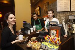 Starbucks Coffee International, Inc.откри второ Starbucks заведение. То се намира на бул. "Васил Левски" срещу Националния дворец на културата.