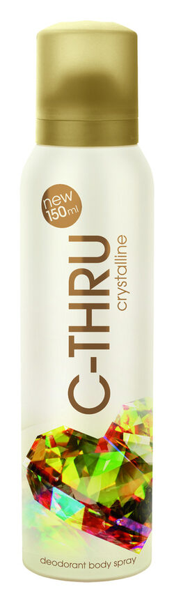 Новия аромат C-THRU CRYSTALLINE излезе на пазара от 1 септември 2009 г., съобщиха от дистрибутора "Сарантис" (Sarantis).
